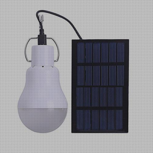 Review de bonbillas led con placa solar