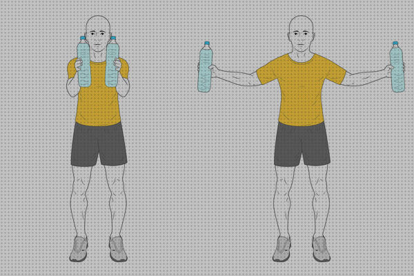 Review de curl biceps con garrafa de agua