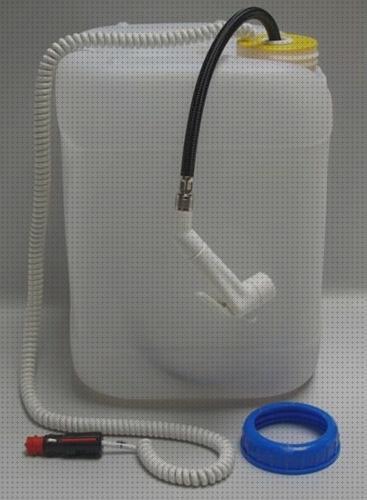 Review de ducha portátil garrafa agua