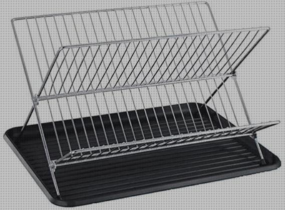 Review de escurridor de platos metalico plegable