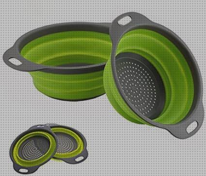 Review de escurridor de silicona plegable