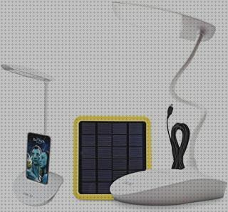 Review de lamparas de mesita de noche con placa solar