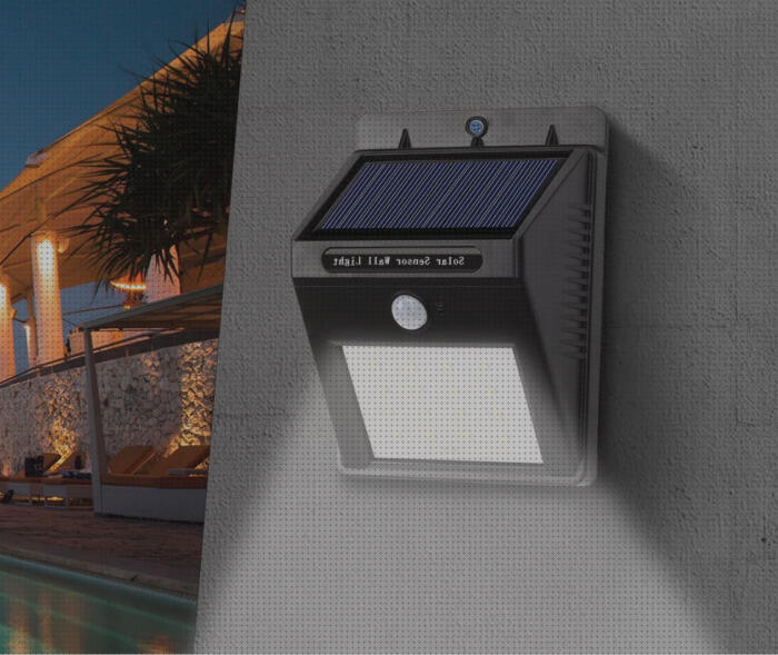 Las mejores luz led placa solar led caravana luz led con placa solar i sensor de movimiento