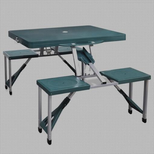 Review de mesa camping taburetes