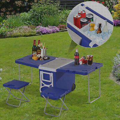 Las mejores mesas mesa nevera camping