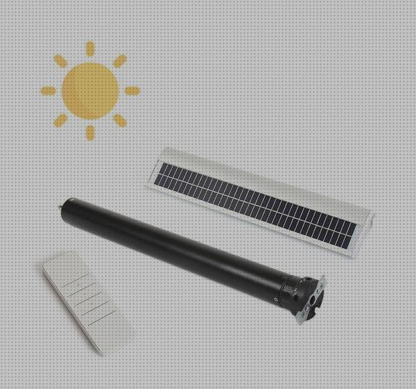 Review de persianas con motor eléctrico placa solar