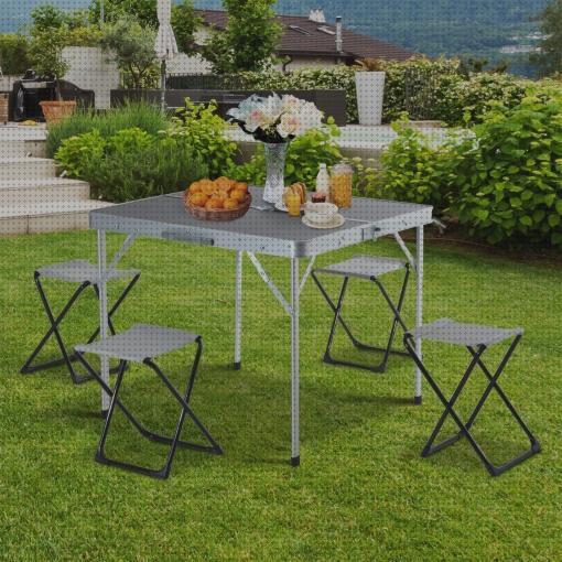 Review de set mesa sillas plegable camping
